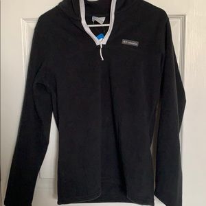 Black quarter zip fleece